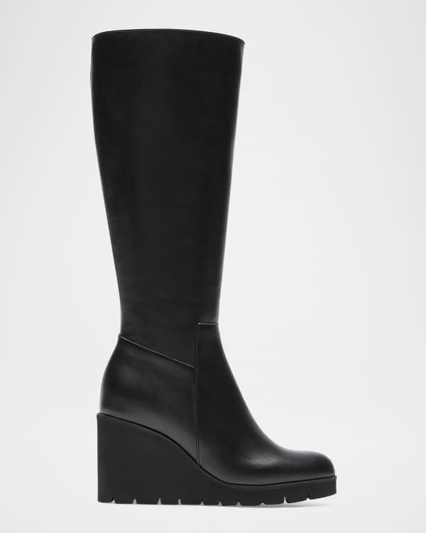Aquatalia Ursa Weatherproof Suede Knee Boots Neiman Marcus
