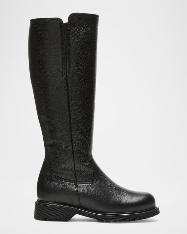 La Canadienne Carys Tall Leather Moto Boots Neiman Marcus
