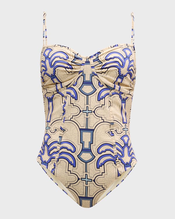 Valentino Garavani V Logo One-Shoulder Hipster One-Piece Swimsuit | Neiman  Marcus