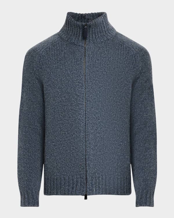 ZEGNA Men's Quilted Down Full-Zip Jacket | Neiman Marcus