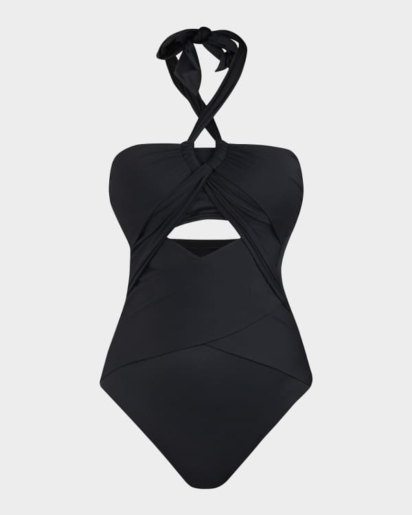 La blanca halter one piece hot sale