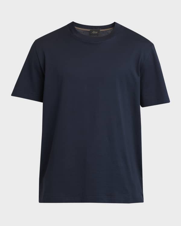 Tシャツ・カットソー ISAIA TSHIRT (49753) Isaia Men's Silk-Blend Pocket T-Shirt | Neiman Marcus