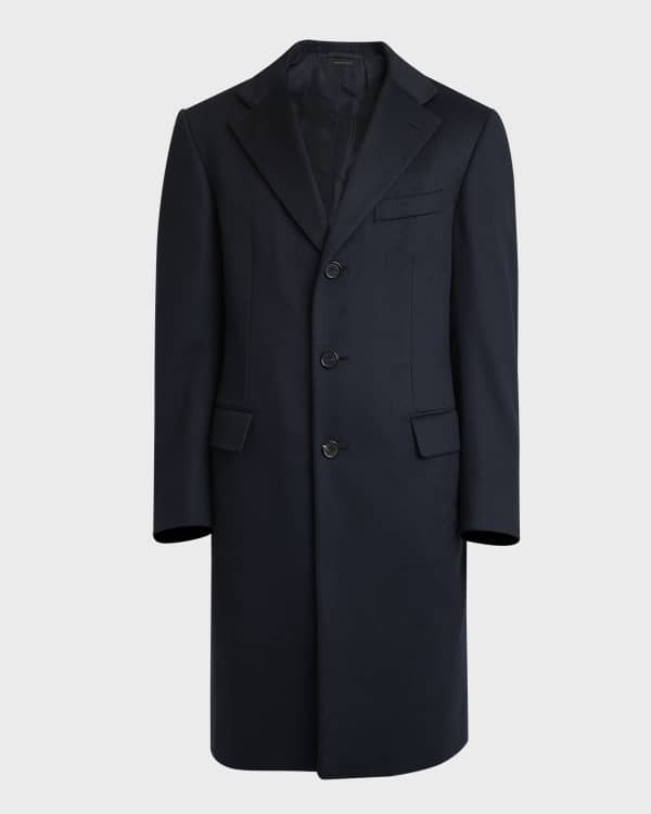 Theory Men's Car Coat in Luxe New Divide | Neiman Marcus