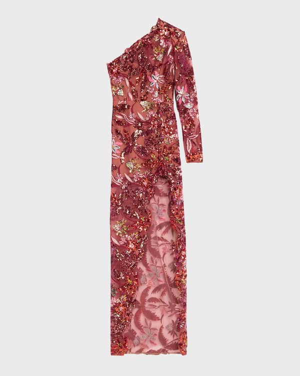 Bronx and Banco Aurora High Low Gown With Cascading Ruffles Neiman Marcus