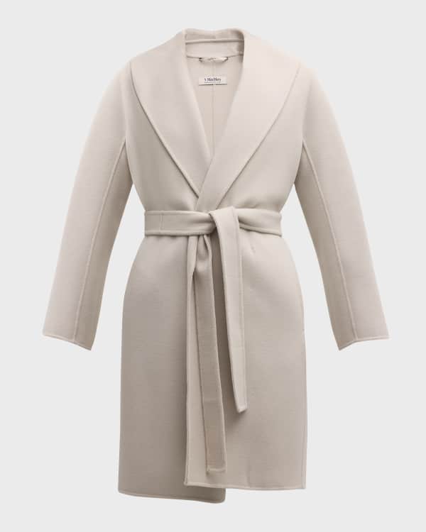 Avec Les Filles Double Face Plaid Wool Blend Raglan Coat Neiman Marcus