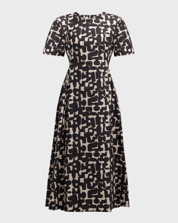 Topshop tile print dress cheap
