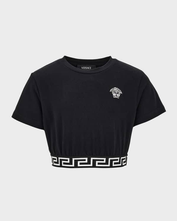 VERSACE LOGO T-SHIRT, Black – OZNICO