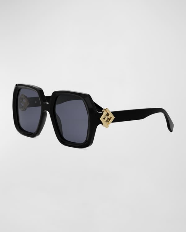Fendi Oversized F Square Acetate Sunglasses | Neiman Marcus