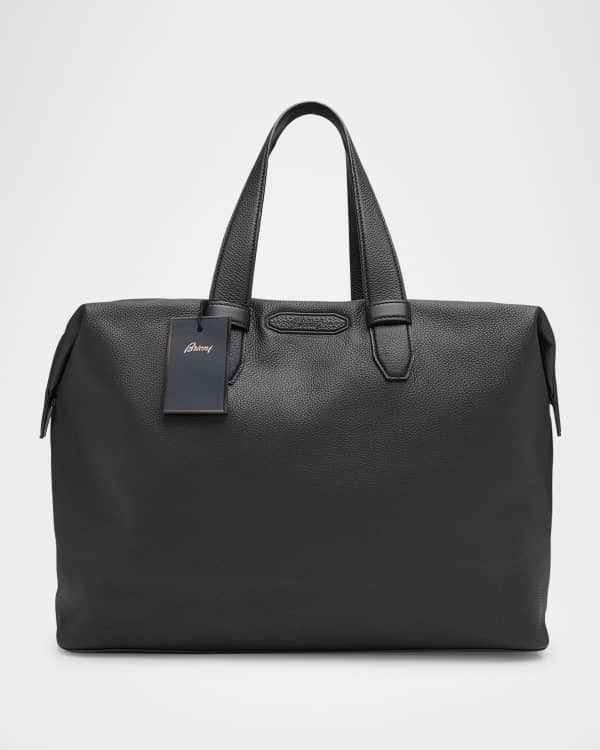 dunhill Men s Duke Leather Weekender Bag Neiman Marcus