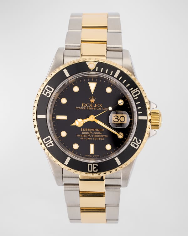 Vintage Watches Rolex Oyster Perpetual Submariner Date 41mm Watch Neiman Marcus