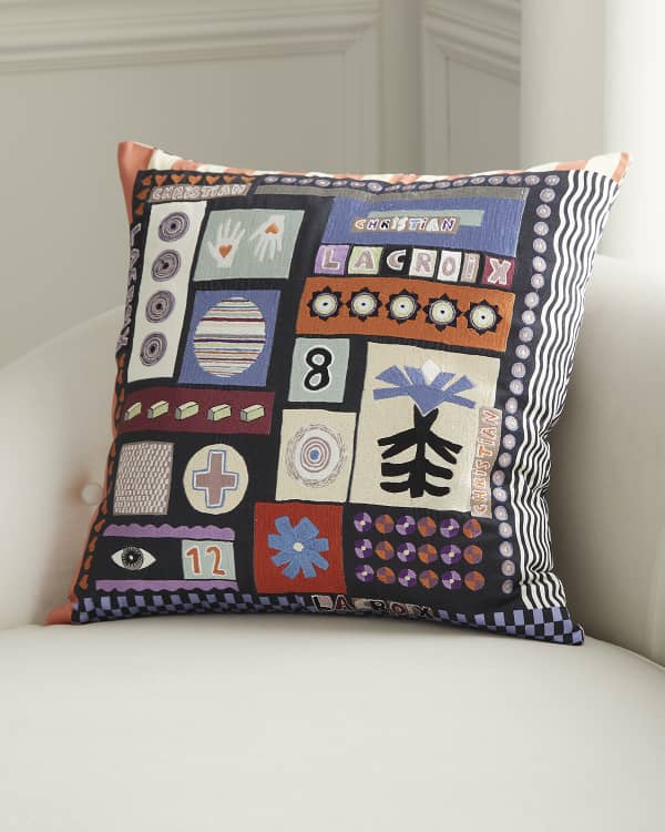 Christian Lacroix Zenith Fleuve Cushion | Neiman Marcus