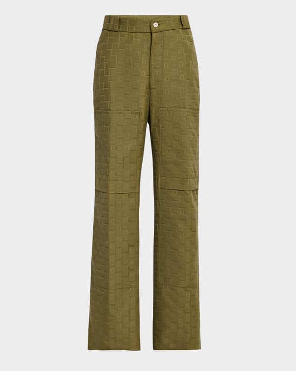 Dries Van Noten Men's Paxford Garment-Dyed Cargo Pants