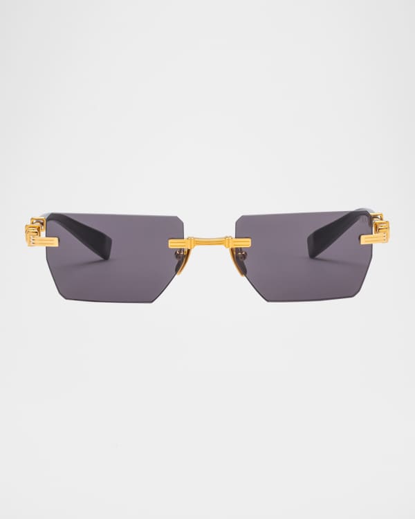 Balmain Oliver - II Round Acetate Sunglasses | Neiman Marcus