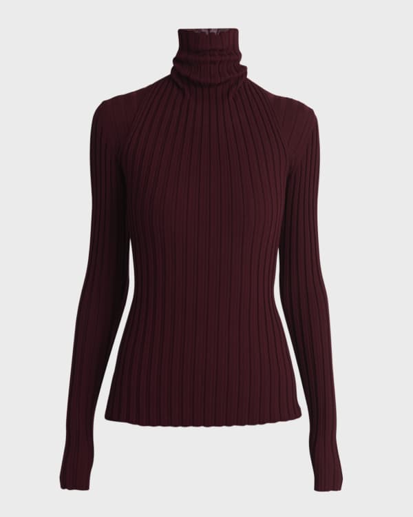 Marni Mock-Neck Long-Sleeve Cotton Top | Neiman Marcus