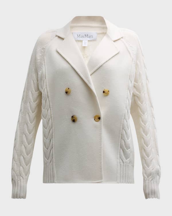 Cinzia Rocca Wool Blend Long Coat Neiman Marcus