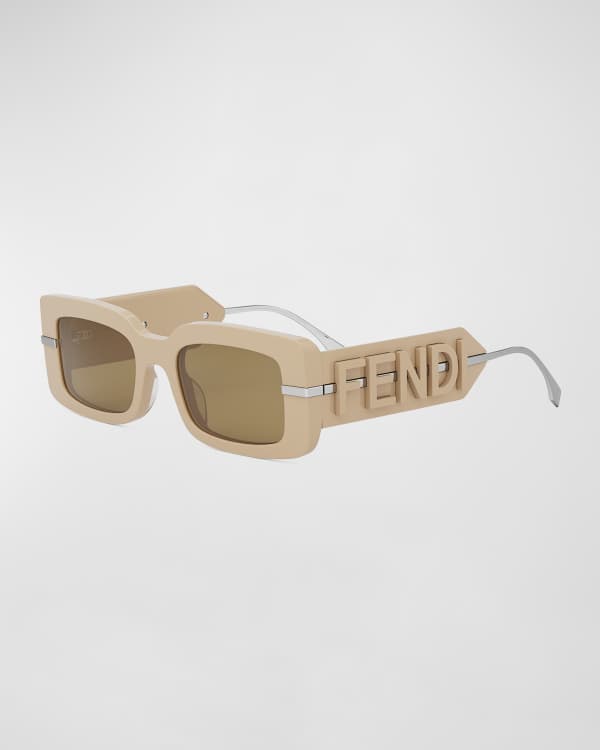 Fendi eyeline mitered aviator sunglasses discount