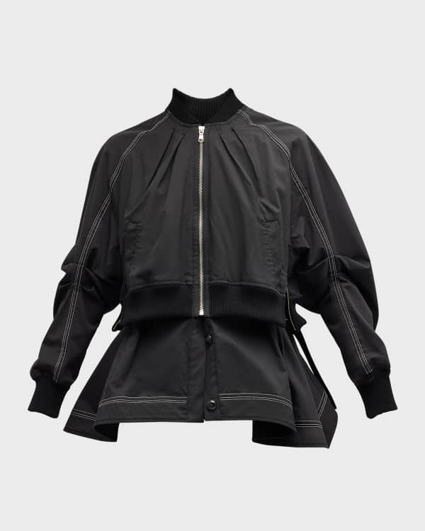 Marc Jacobs Monogram Jacqaurd Crop Bomber Jacket Neiman Marcus