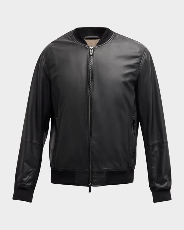 Slim fit nylon flight jacket sale