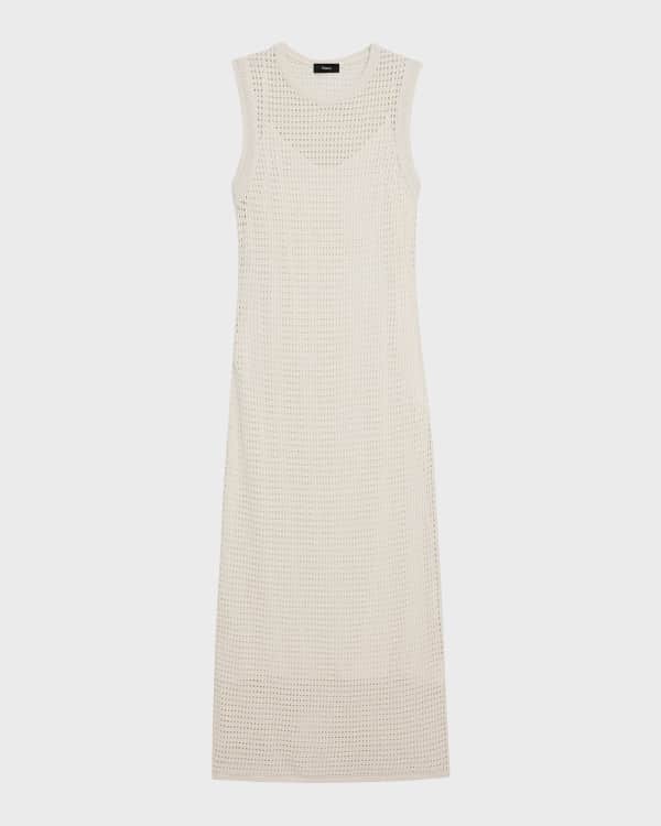 Anatomie Taya Mesh Trim Racerback Maxi Dress Neiman Marcus