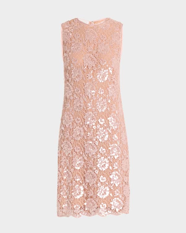 Michael kors embellished embroidered lace dress store
