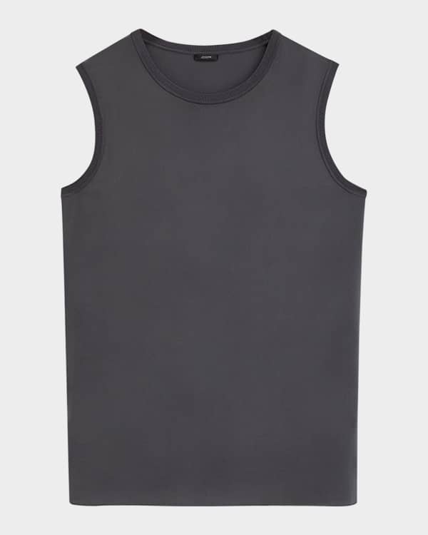 Theory Regal Merino Wool Mock-Neck Shell Top | Neiman Marcus