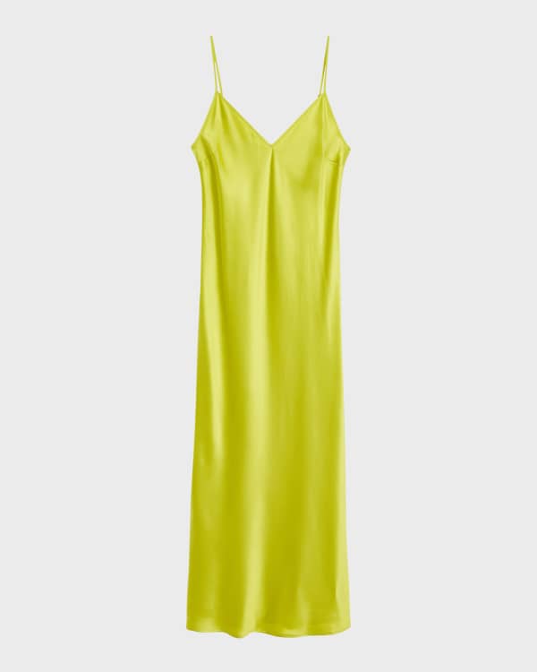 Satin silk V Neck Sleep Dress main image 1