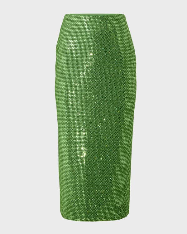 Disc sequin pencil skirt clearance
