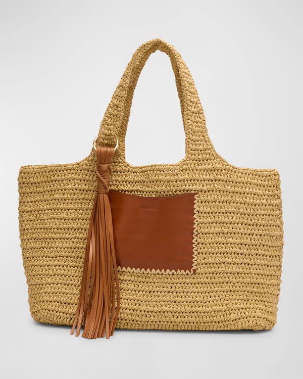 See by Chloe Beth Denim Drawstring Tote Bag Neiman Marcus