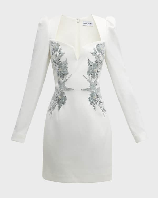 Acler Broadlands Draped Satin Mini Dress Neiman Marcus