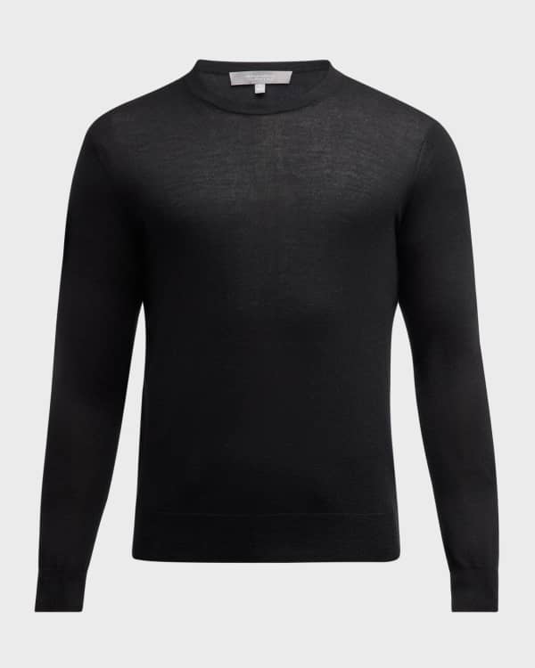 Neiman Marcus Men s Cloud Cashmere Crewneck Sweater Neiman Marcus