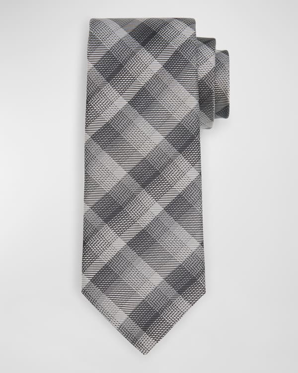 Burberry Men s Silk Twill Check Tie Neiman Marcus