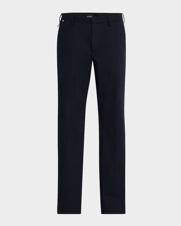 Emporio Armani Men's G-Line Flat Front Trousers | Neiman Marcus