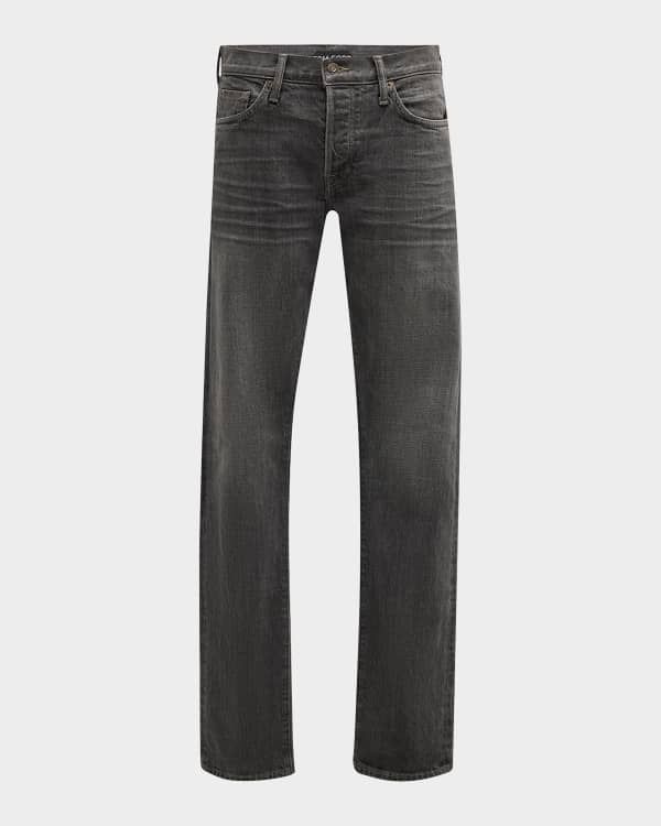 Marni Men's Crayon-Print Flocked Jeans | Neiman Marcus