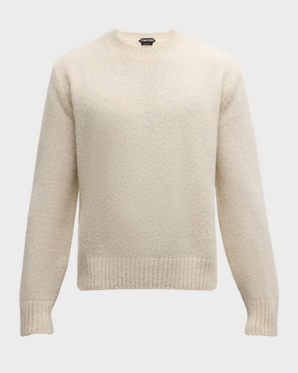 Off-White Men's Diagonal Gradient Mohair Sweater | Neiman Marcus Off-White Men's Diagonal Gradient Mohair Sweater | Neiman Marcus
