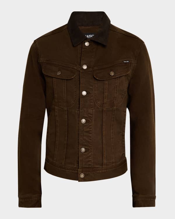 Etro Men's Jungle Denim Jacket | Neiman Marcus