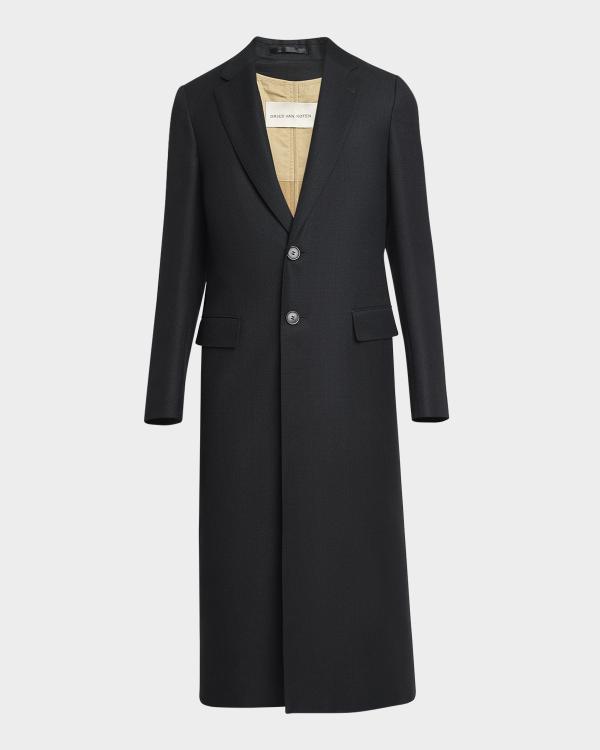 Manteau Homme En Laine Martin Margiela - Taille 46, Gris, Coupe Trench, état Parfait