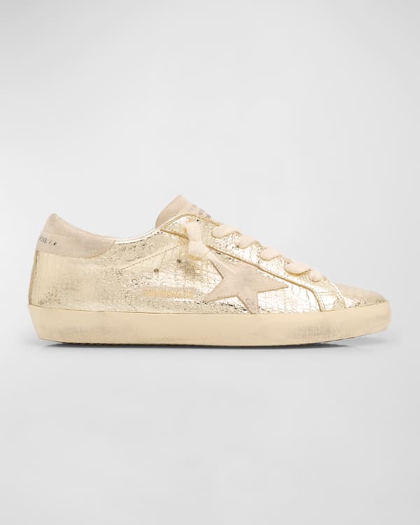 Superstar Metallic Leather Low-Top Sneakers