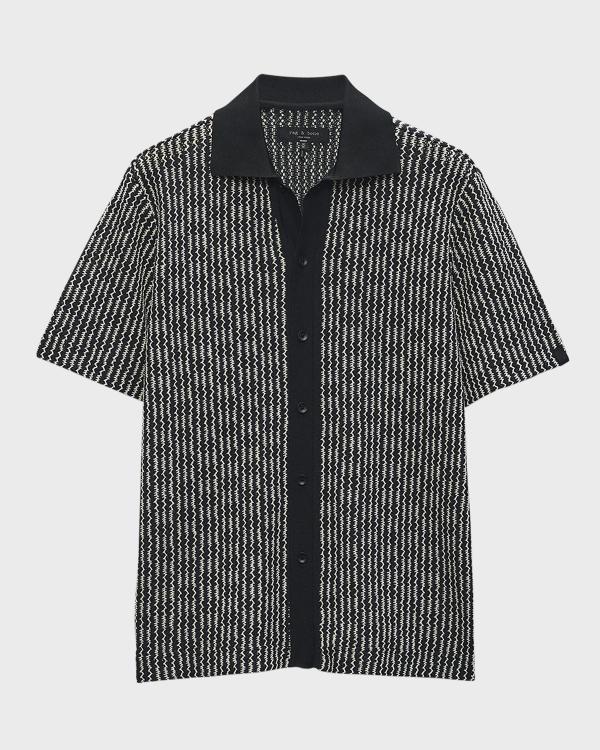 LRG Men's Not Too Strange Woven Shirt – Tropical Floral Button Down