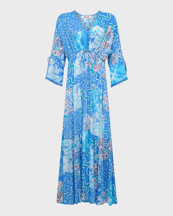Dvf eloise maxi dress store