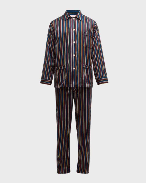 HOM Men s Vince Patterned Short Pajama Set Neiman Marcus