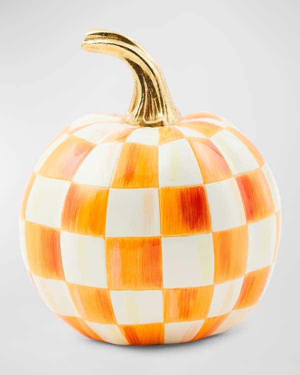 マッケンジーチャイルズ　ハロウィン　パンプキン Amazon.com: MACKENZIE-CHILDS “Beware” Resin Pumpkin Decor