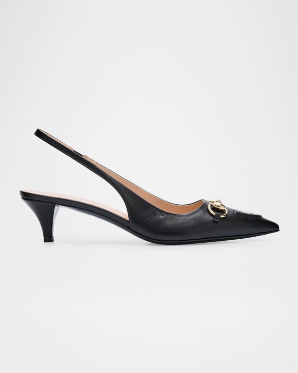 Erin GG Canvas Bit Slingback Pumps