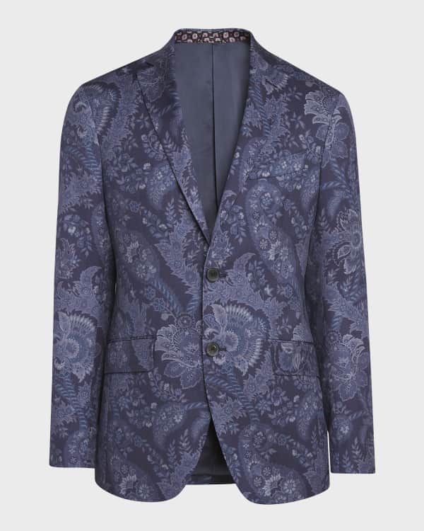 Etro Men s Unlined Knit Blazer Neiman Marcus