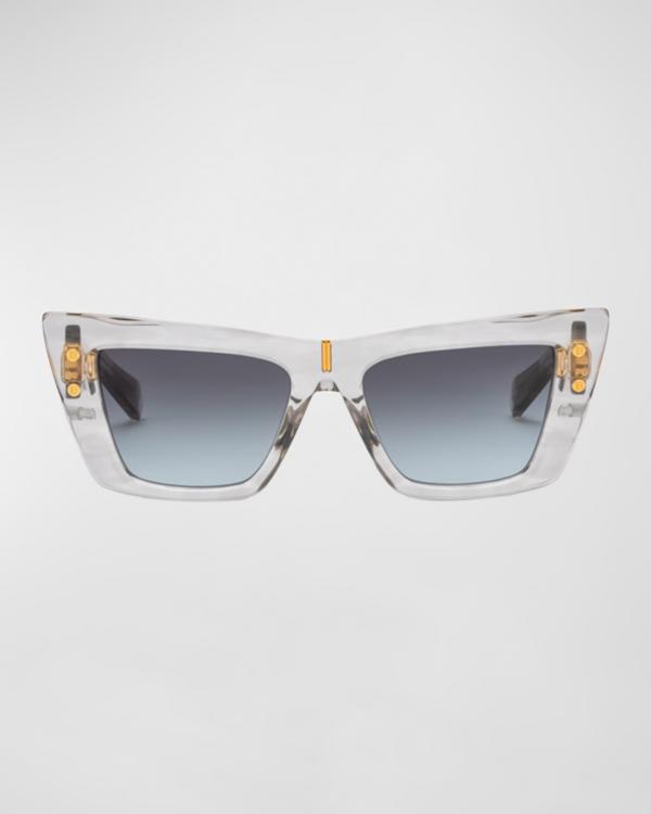 Celine Animation Embellished Acetate Cat-Eye Sunglasses | Neiman Marcus