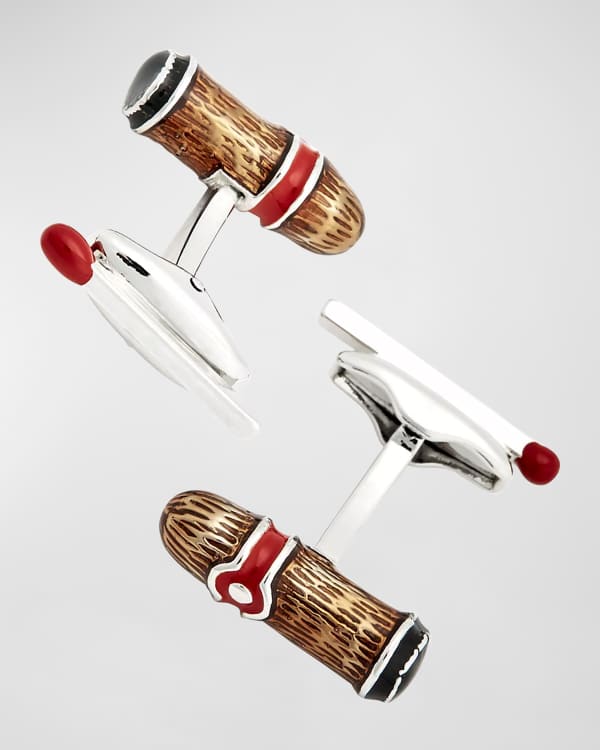 McQueen Men's Two-Tone Punk Stud Cufflinks | Neiman Marcus