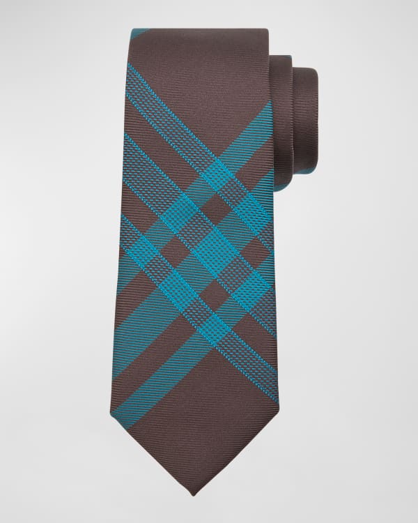 Manston check silk tie discount