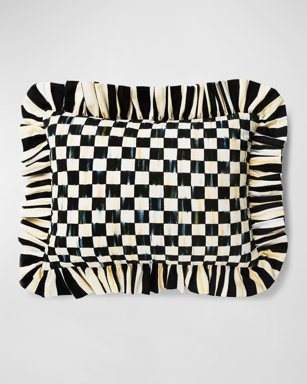 マッケンジーチャイルズ　大型スクエアクッション MacKenzie-Childs Amsterdam Square Pillow | Neiman Marcus