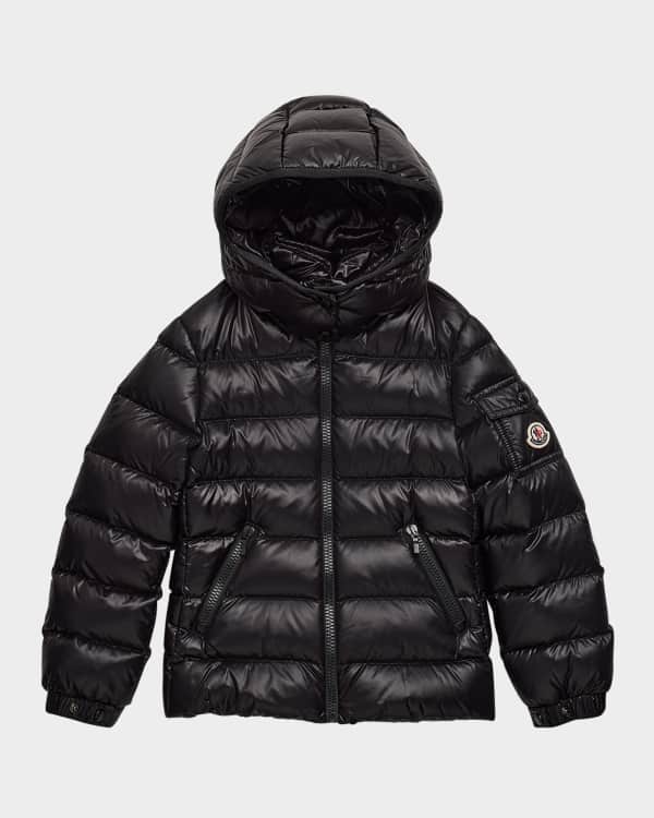 Moncler Girl's Ora Short Down Puffer Jacket, Size 4-6 | Neiman Marcus