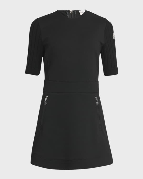 Proenza Schouler Goldie Dolman-Sleeve Crepe Mini Dress