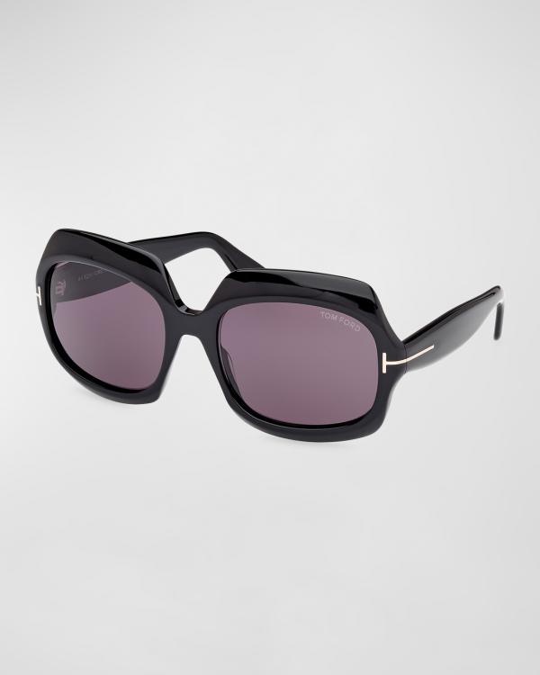 TOM FORD
Whitney Cross-Bridge Sunglasses, Rose Tom Ford Whitney Cross Bridge Sunglasses Rosebrown, $415  main image 2